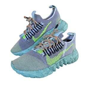 Nike Space Hippie 01 Healing Jade Wolf Grey 4 Men, 5.5 Women Excellent Cond